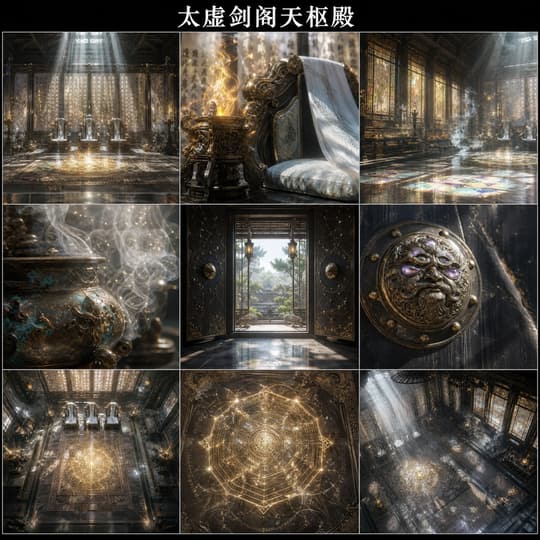 太虚剑阁天枢殿场景设定图